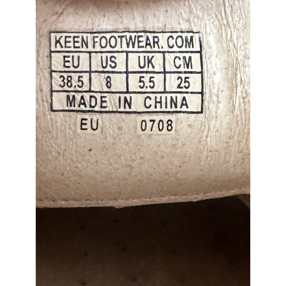 Keen Presidio Womens Sz 8 Brown Bump Toe Hiking Shoes Outdoor Trail - Picture 4 of 7